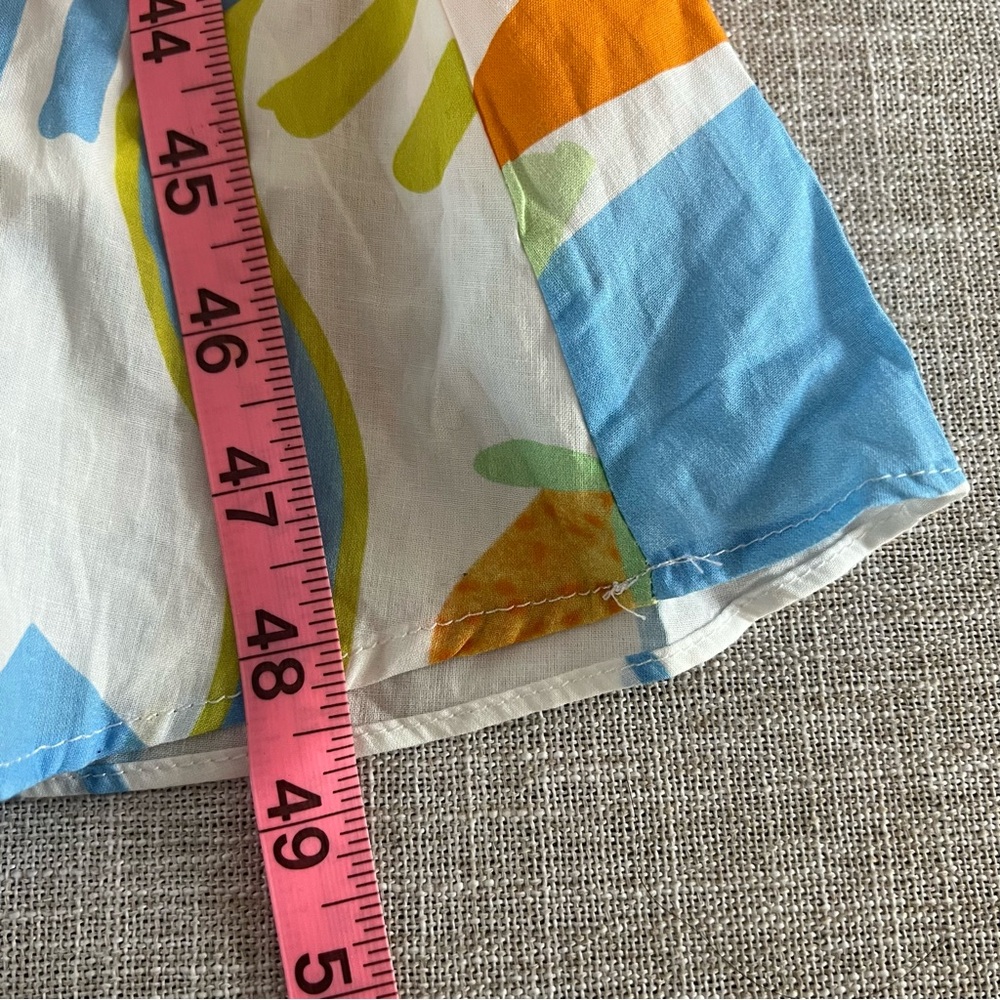 Petal & pup Kaelani Printed Strapless Cotton Maxi Dress ladies size small White - Picture 8 of 10